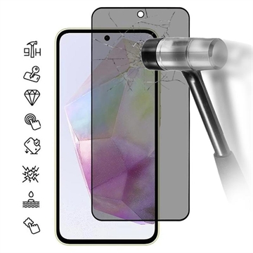 Protector de Ecran Samsung Galaxy A36/A56 - Privacy Full Cover - Marginea Neagră