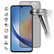 Protector de Ecran pentru Samsung Galaxy M35 - Privacy Full Cover - Marginea Neagră