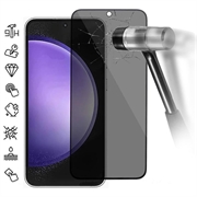 Protector de Ecran Samsung Galaxy S24 FE - Privacy Full Cover - Marginea Neagră