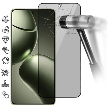 Protector de Ecran Xiaomi 14T/14T Pro - Privacy Full Cover - Marginea Neagră