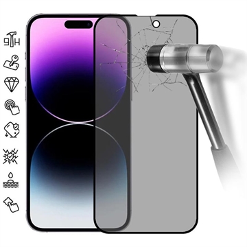 Protector de Ecran iPhone 16 - Privacy Full Cover - Marginea Neagră