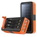 Psooo PS-618 30000mAh Solar Power Bank cu manivela