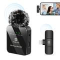 Microfon lavalier fără fir Puluz PU645B - Lightning - Negru