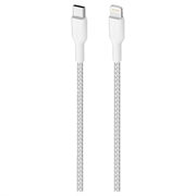 Cablu USB-C / Lightning Puro Fabric Ultra-Strong - 1,2 m, 20 W