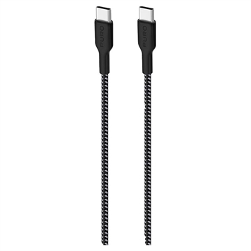 Puro Fabric Cablu USB-C / USB-C ultra-rezistent Puro Fabric - 1,2 m, 30 W