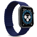 Curea Apple Watch Series Ultra 2/Ultra/9/8/SE (2022)/7/SE/6/5/4/3/2/1 - Puro Icon Link - 49mm/45mm/44mm/42mm - Albastru