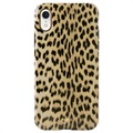 Husă iPhone XR - Puro Leopard - Negru / Leopard