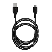 Cablu Puro USB-A / USB-C pentru încărcare și sincronizare - 2m - negru