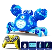 Q227 RC Robot-crab pentru copii, cu pulverizator de bule și muzică