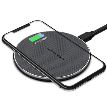 Q25 15W Qi Fast Wireless Charger - Negru