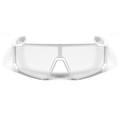 Ochelari de ciclism inteligenți QY-Pro1 cu traducere AI și conectivitate Bluetooth - alb / lentile fotocromice