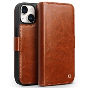 Husă Piele Portofel iPhone 15 Plus - Qialino Classic