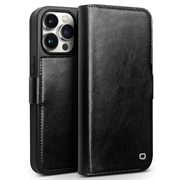 Husă Piele Portofel iPhone 15 Pro Max - Qialino Classic