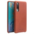 Husă Piele Huawei P30 - Qialino Premium - Maro