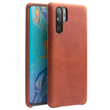 Husă Piele Huawei P30 Pro - Qialino Premium - Maro