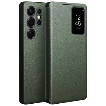 Husă Piele Flip Samsung Galaxy S25 Ultra - Qialino Smart View