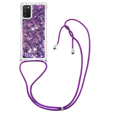 Husă TPU Samsung Galaxy A03s - Quicksand Series - Violet