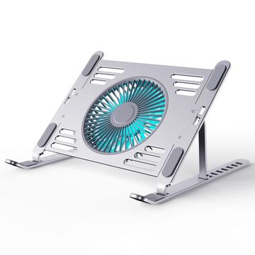 R-JUST HZ44 Suport de răcire pliabil pentru laptop - Argint