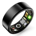 R11M Inel inteligent elegant - Dimensiune: 11/20.6mm - Negru