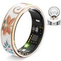 R18 Inel inteligent elegant cu email - Dimensiune: 19.8mm - Colorat