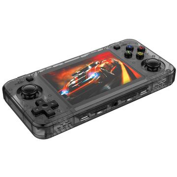 Consola de jocuri portabilă R36H cu jocuri - 128GB - negru translucid