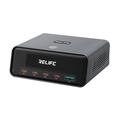 Stație de încărcare rapidă RELIFE Q8 165W cu tehnologie GaN - 4 porturi USB-C / 1 port USB-A - Gri