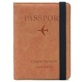 Portofel Călătorie / Suport Pașaport Blocare RFID - Portocaliu