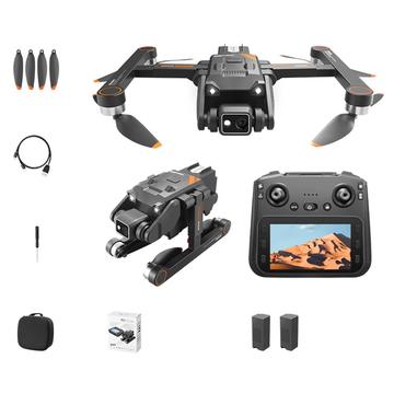 Drone cu cameră dublă RG700PRO cu motor fără perii, fotografie 4K HD și 2 baterii