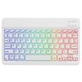 RGB-030 Tastatură Bluetooth wireless de 10 inci cu iluminare de fundal RGB - US Layout