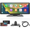 RH-W517 Ecran wireless CarPlay / Android Auto de 10.3" cu transmițător FM și conectivitate Bluetooth