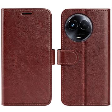 Husă Portofel cu Închidere Magnetică Realme 11/11x - maro