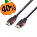 Reekin Cablu HDMI Full HD 4K - 2m - Negru / Roșu