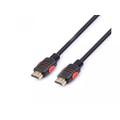 Reekin Cablu HDMI Full HD 4K - 5m - Negru / Roșu