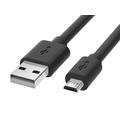 Reekin Cablu USB-A / MicroUSB - 2m - Negru