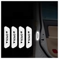 Benzi Reflectorizante Fluorescente Avertizare - 4 Buc. - Alb