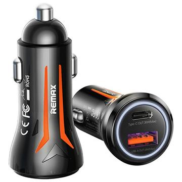 Încărcător auto Remax CC05 54W - USB, Type-C - Negru
