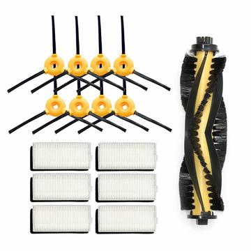 Kit de piese de schimb pentru Ecovacs Deebot 600/605, Yeedi K600/K700 - Perie principală, perii laterale și filtre - 15 buc.