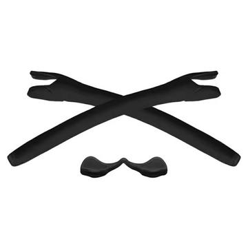 Taste de schimb și tampoane pentru ochelari de soare Oakley Radar - Negru
