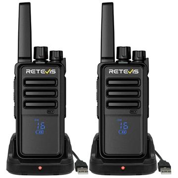 Retevis RT668H Walkie Talkies cu ecran de afișare ascuns - Negru