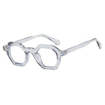 Ochelari retro cu blocare a luminii albastre - transparenți