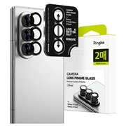Geam Protecție Obiectiv Camera Sticlă Temperată Samsung Galaxy Z Fold8 Ultra/Z Fold7 - Ringke - Negru