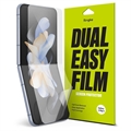Folie Protecție Ecran Samsung Galaxy Z Flip4 - Ringke Dual Easy Film - 2 Buc.