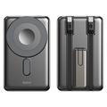 Rock P50 Baterie externă magnetică 5-în-1, 10000mAh - Negru