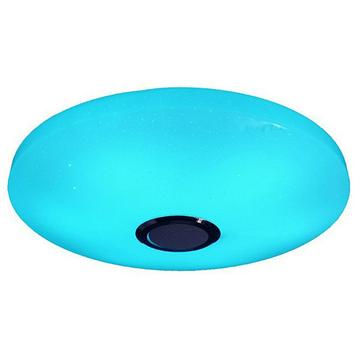 Plafonieră rotundă Smart LED cu difuzor Bluetooth și telecomandă - 60W - 33cm