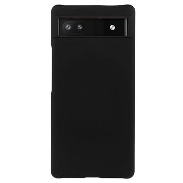 Husă Plastic Cauciucat Google Pixel 6a - Negru