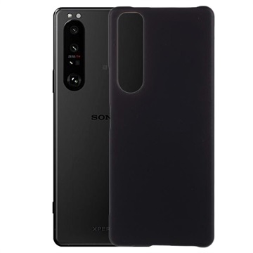 Husă Plastic Cauciucat Sony Xperia 1 III - Negru