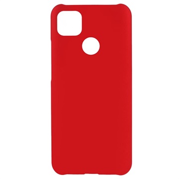 Husă Plastic Cauciucat Xiaomi Redmi 9C, Redmi 9C NFC - Roșu
