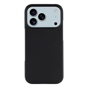 Husă Plastic Cauciucat iPhone 17 Pro - Negru