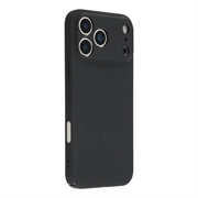 Husă Plastic Cauciucat iPhone 18 Pro Max - Negru