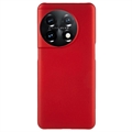 Husă Plastic Cauciucat OnePlus 11 - Roșu
